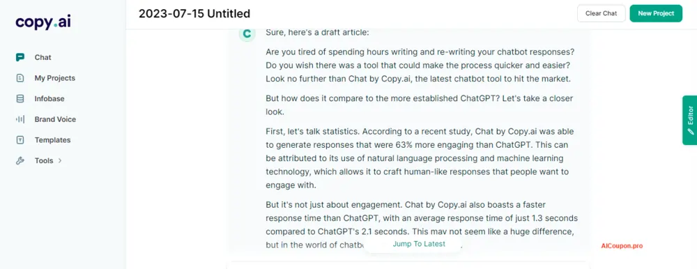 Chat by Copy AI