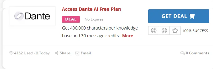 Dante AI Deals