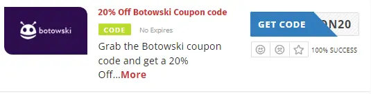 Botowski coupon code